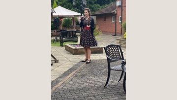 Strawberry summer at Nottingham care home